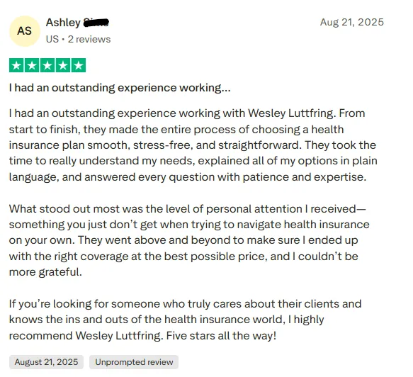 Customer review 7, reproduced from America Choice Network