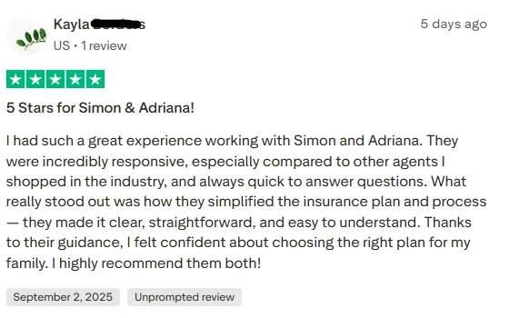 Customer review 8, reproduced from America Choice Network